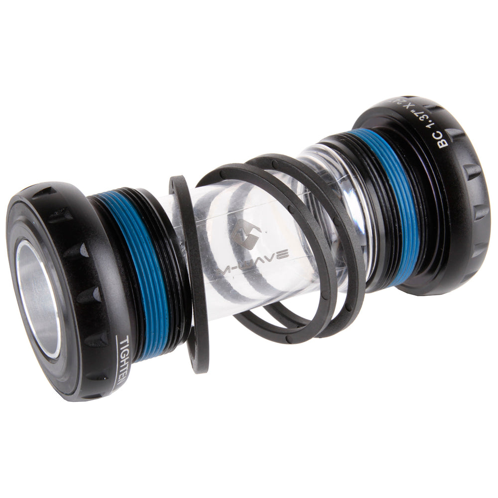boîtier de pédalier BSA 68 73 x 41 mm noir transparent
