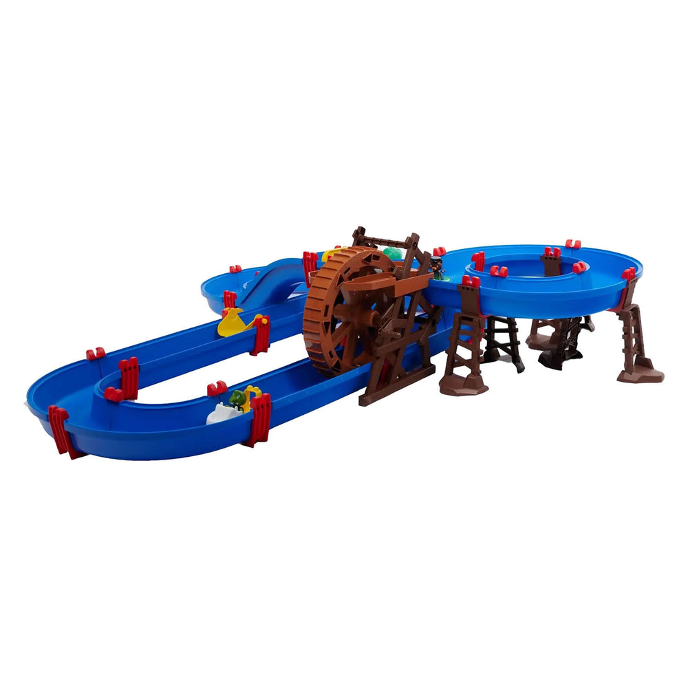 Aquaplay 1537 waterspeelbaan waterrad met 2 boten