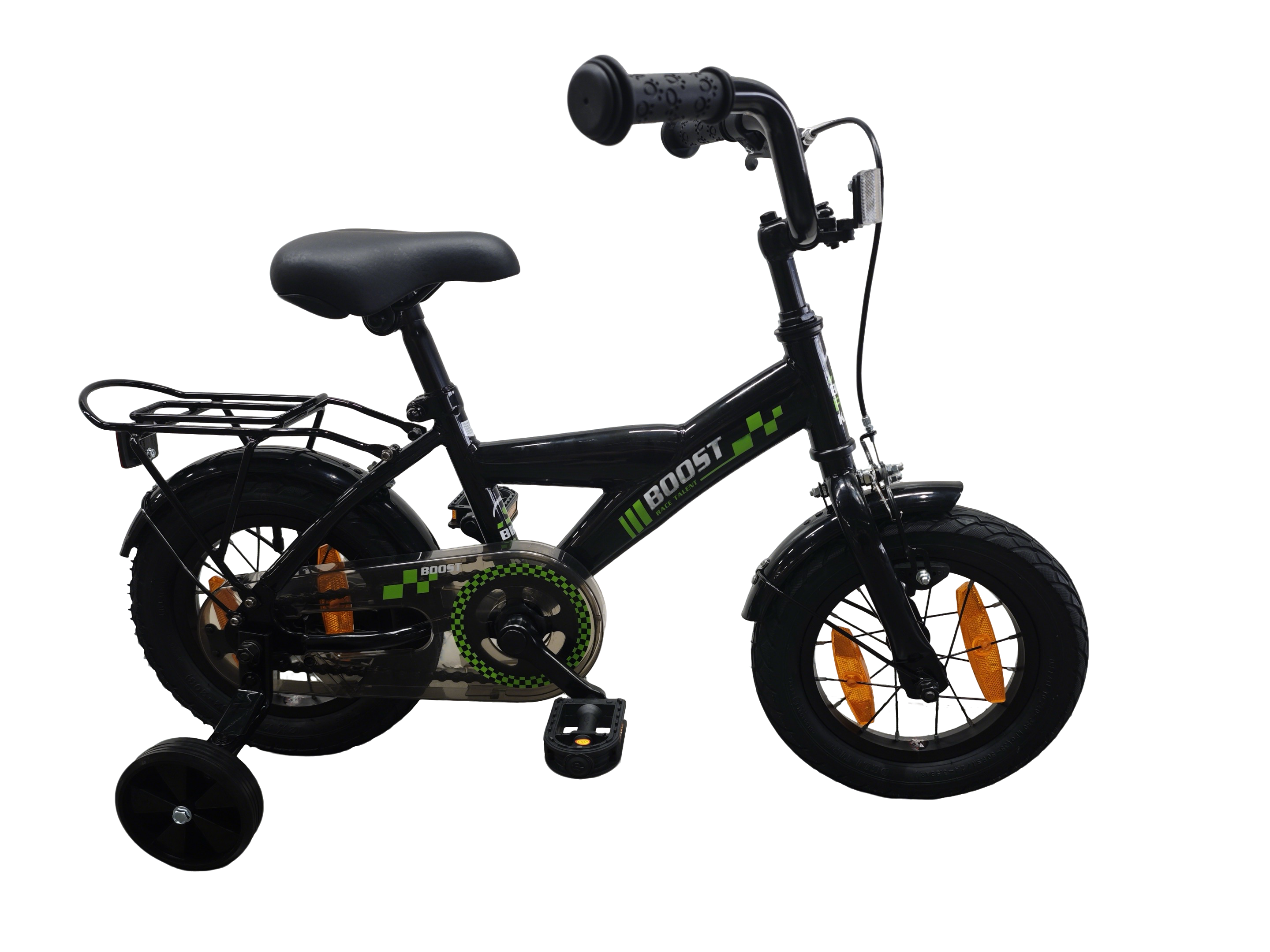 Hulzebos cycle parts b.v. fiets bike fun kids 12 inch boost | remnaaf | zwart