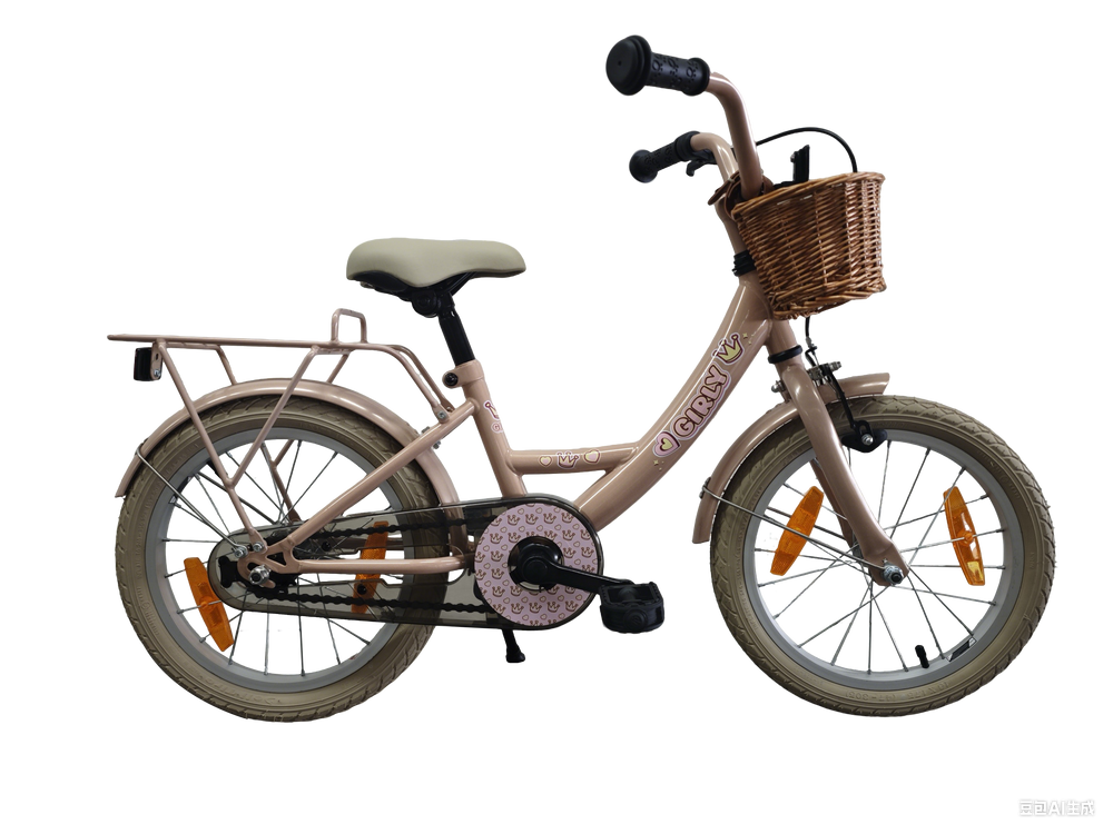 Hulzebos cycle parts b.v. bfk 16 girly meisjes roze + mand 16gg30
