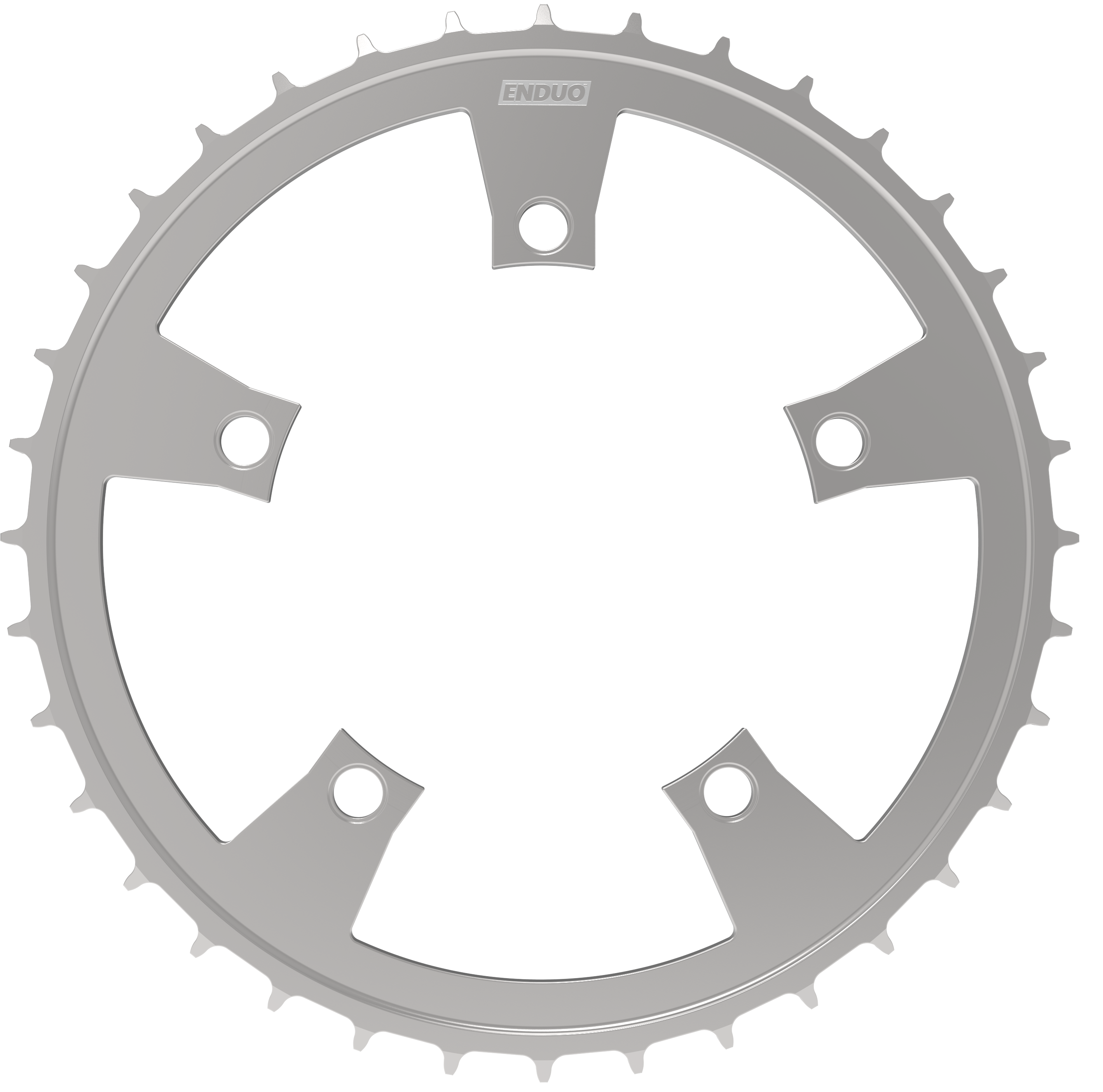 Kettingblad 72T Enduo Cargo 5-B 130-BCD Cl-46.7mm - zilver