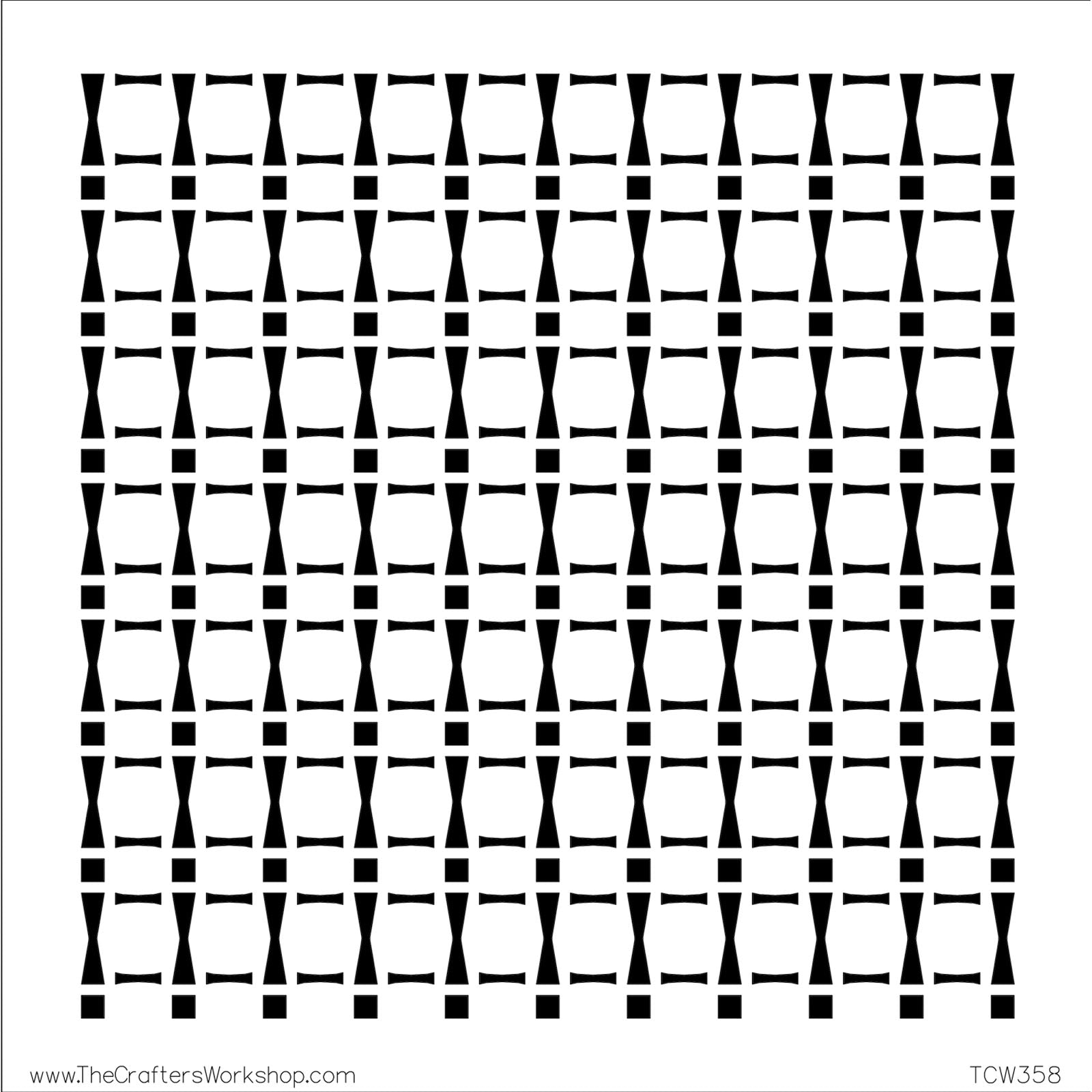 The crafter's workshop • template 30x30cm djembe rhythms
