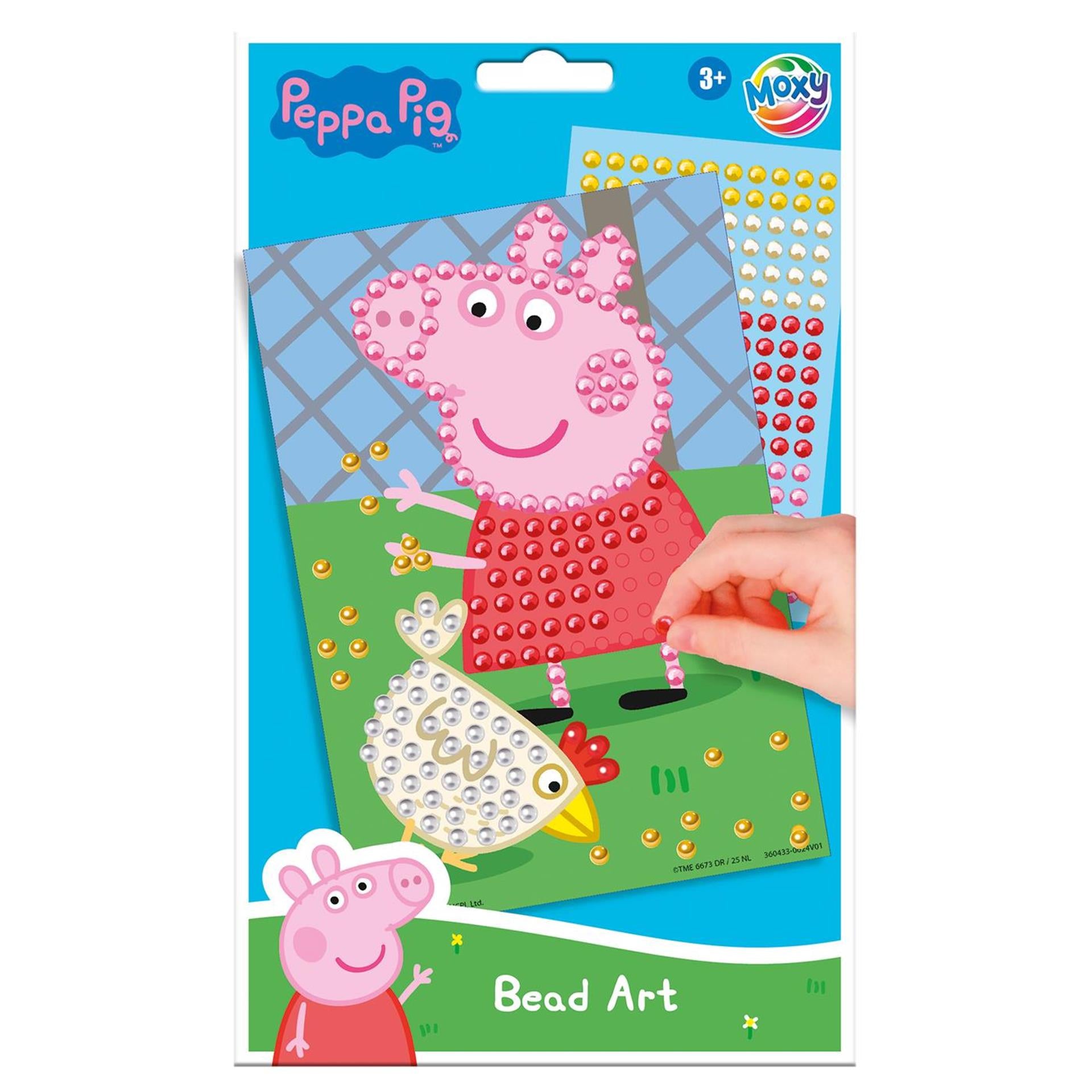 Creatieve knutselgroep kralenkunst knutselen peppa pig