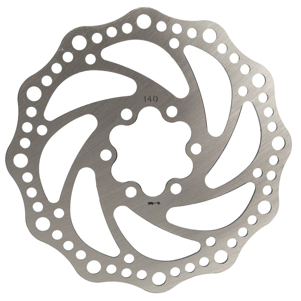 disque de frein 160 mm 6 trous inox argent