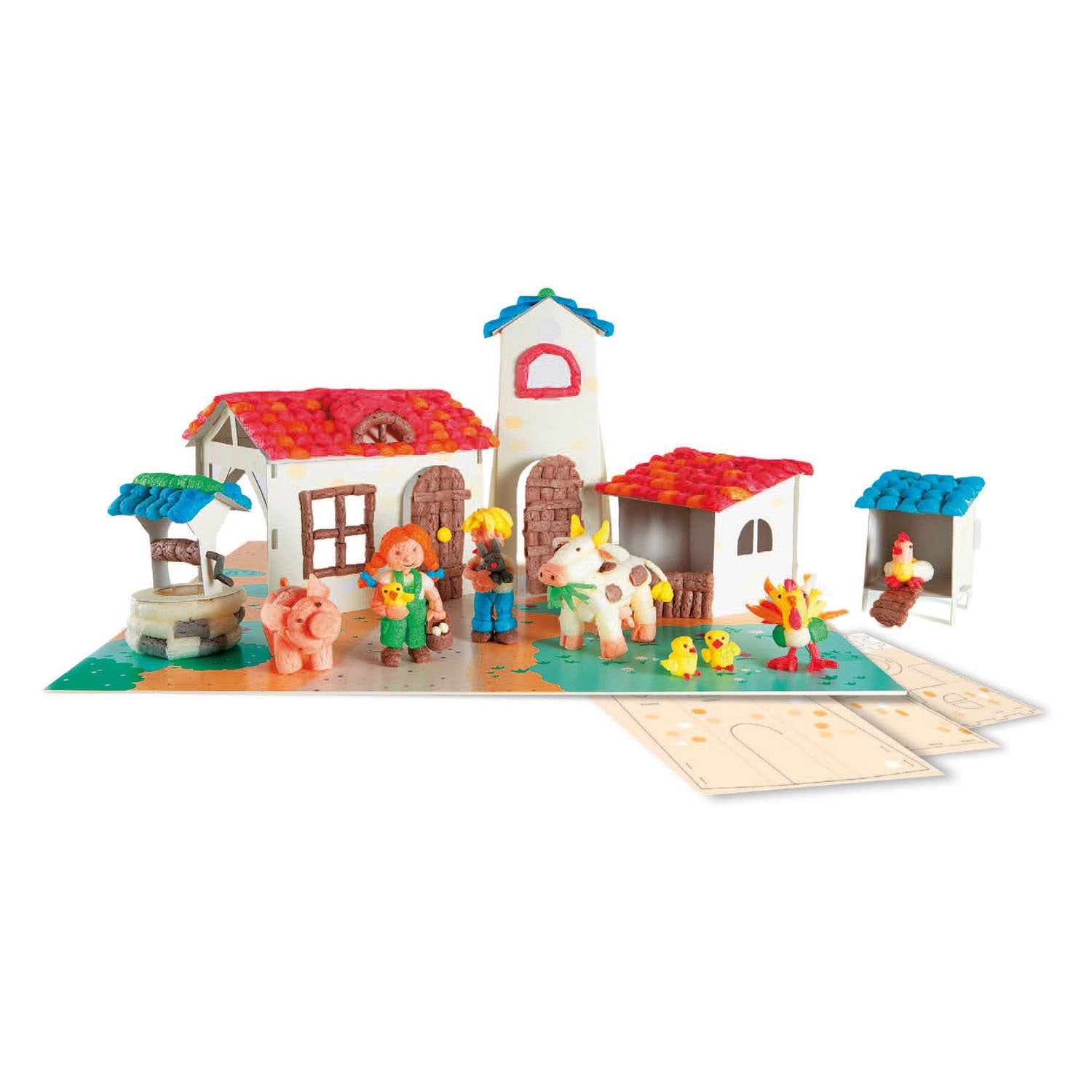 Playmais wereldboerderij (> 1000 stukjes)