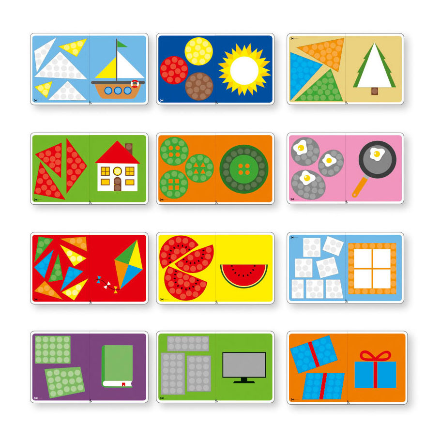 Playmais kleuren vormen