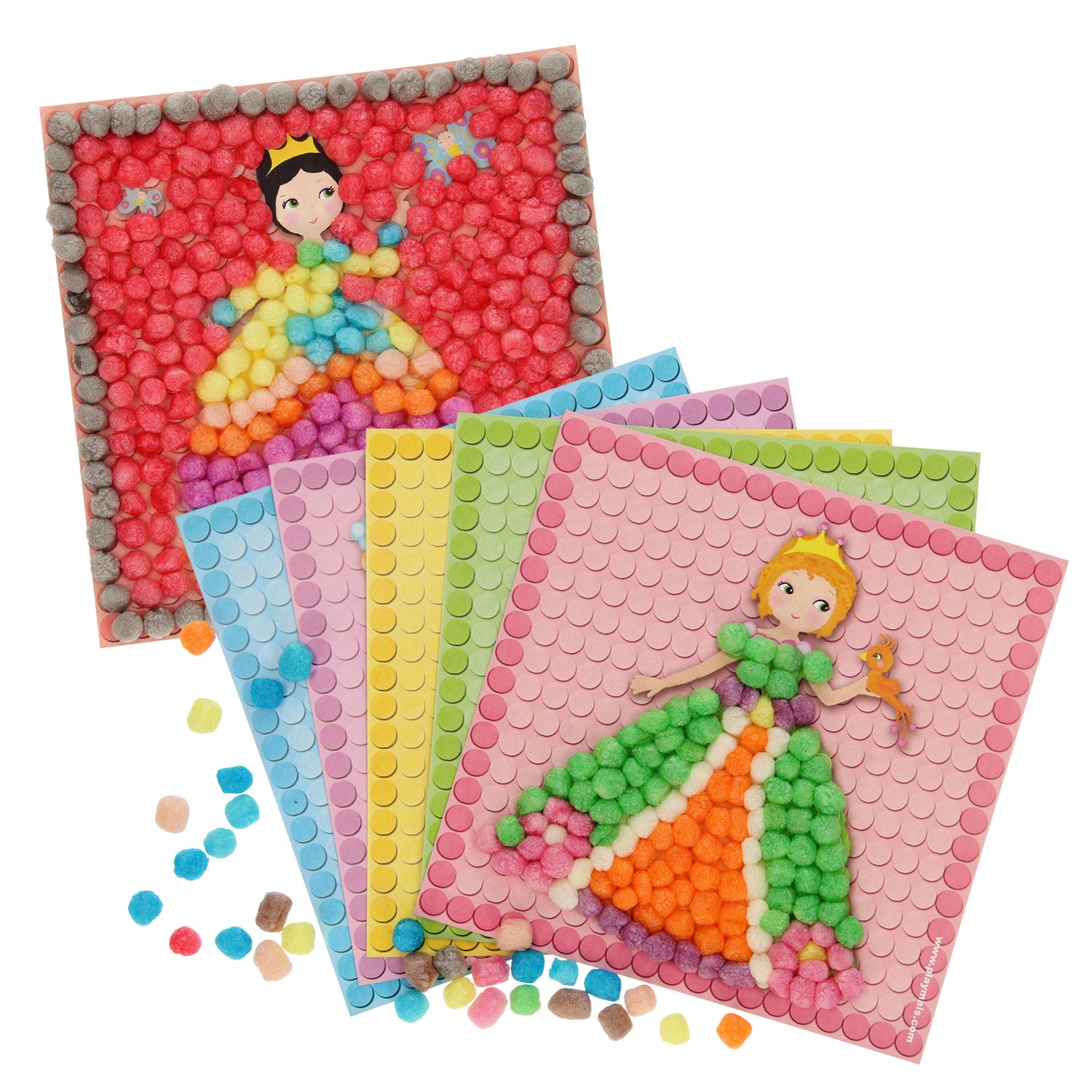 PlayMais Mozaïek Kaarten Versieren Prinses