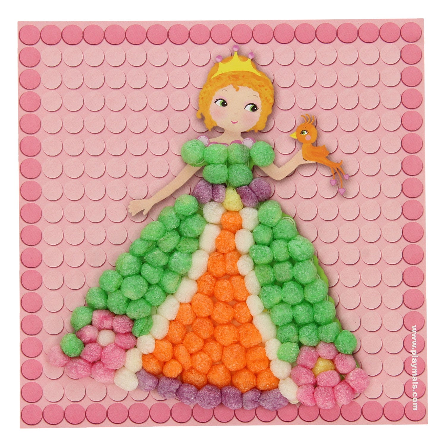 PlayMais Mozaïek Kaarten Versieren Prinses