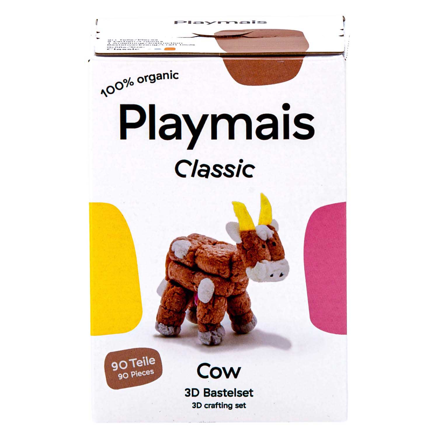 Playmais classic 3d koe - 90 stukjes