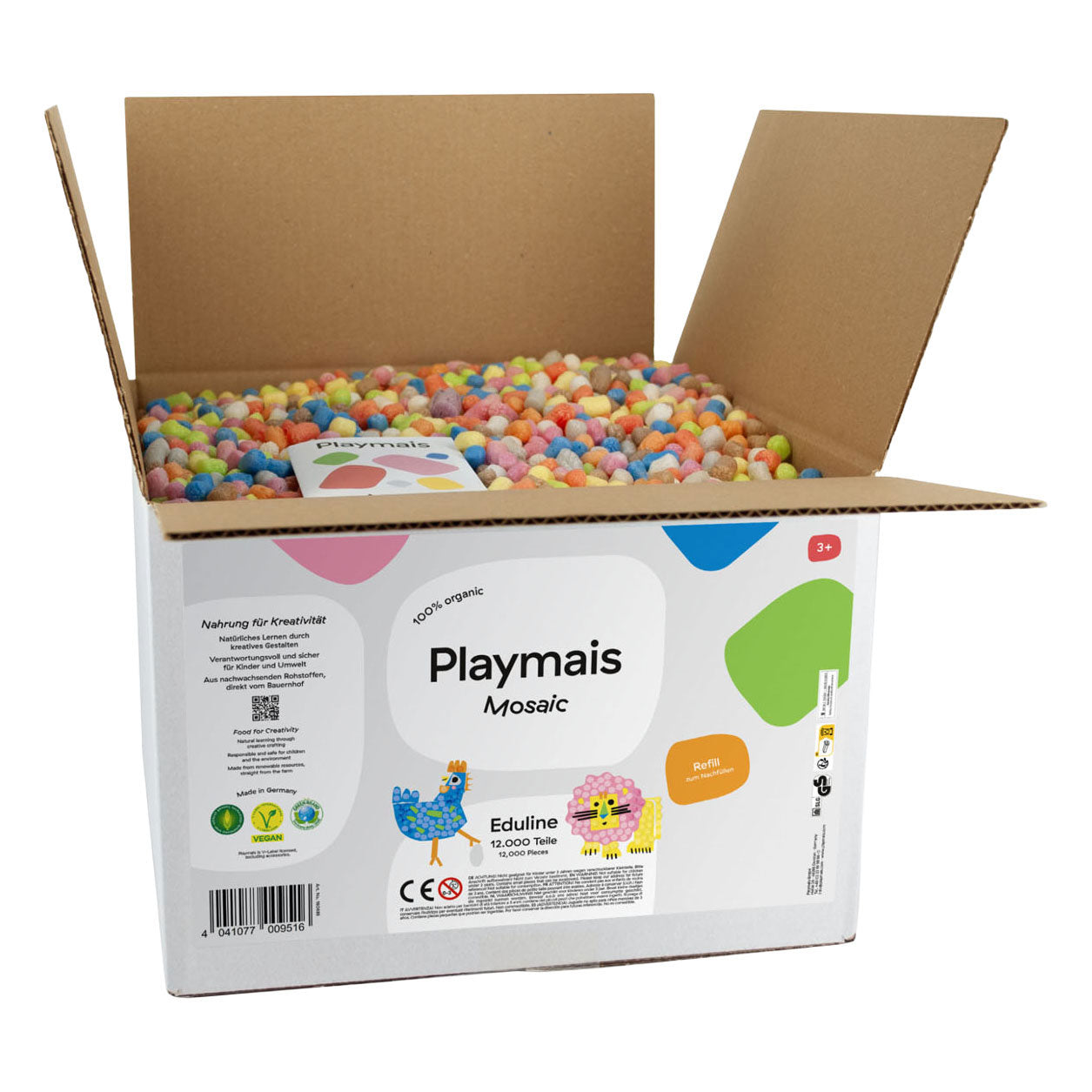 Playmais eduline mosaic navulling - >12.000 stukjes