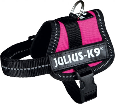 Julius k9 Powerharnastuig voor labels fuchsia