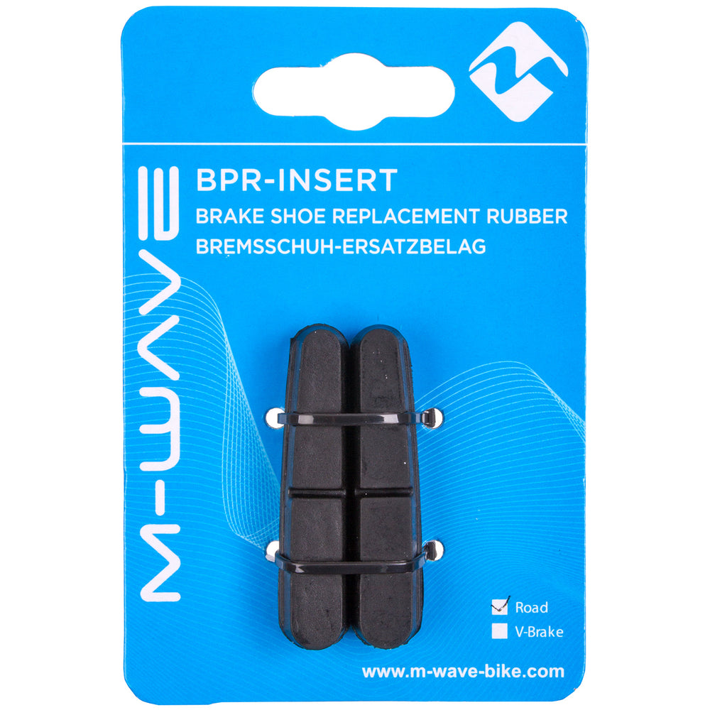 M-wave bpr-insert-rr brake shoe replacement rubber