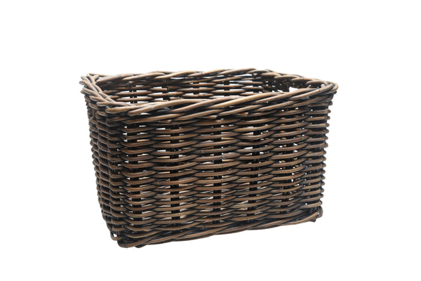 Newlooxs Rattan bicycle basket New Brisbane Large 39 liters 46 x 33 x 26 cm brown