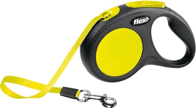 Flexi Rollijn nieuw neon tape zwart geel