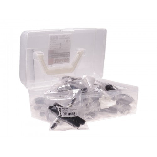 Plaquettes de frein Simson V-brake 72mm, asymétriques. 25 paires dans une boîte