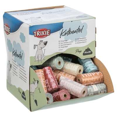 Trixie poop bags assorted display