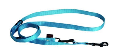 Martin Hondenriem multifunctioneel nylon turkoois