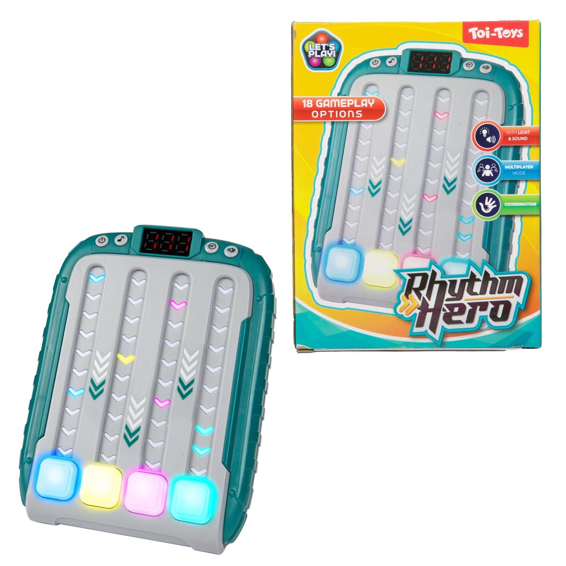 Toi-toys leuke elektronische spelritmeheld met licht en geluid