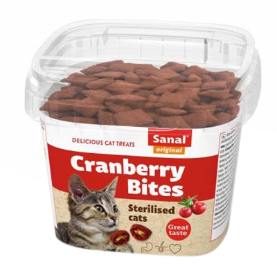 Sanal Cat cranberry chickenbites beker
