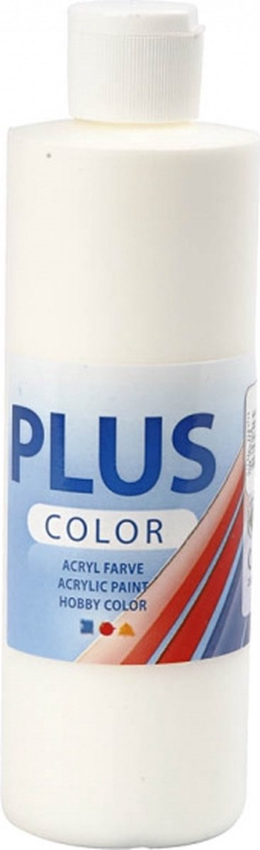 Plus color acrylverf – off-white verf – acrylaatverf – acrylic paint – hobbyverf – sneldrogend – – 250 ml