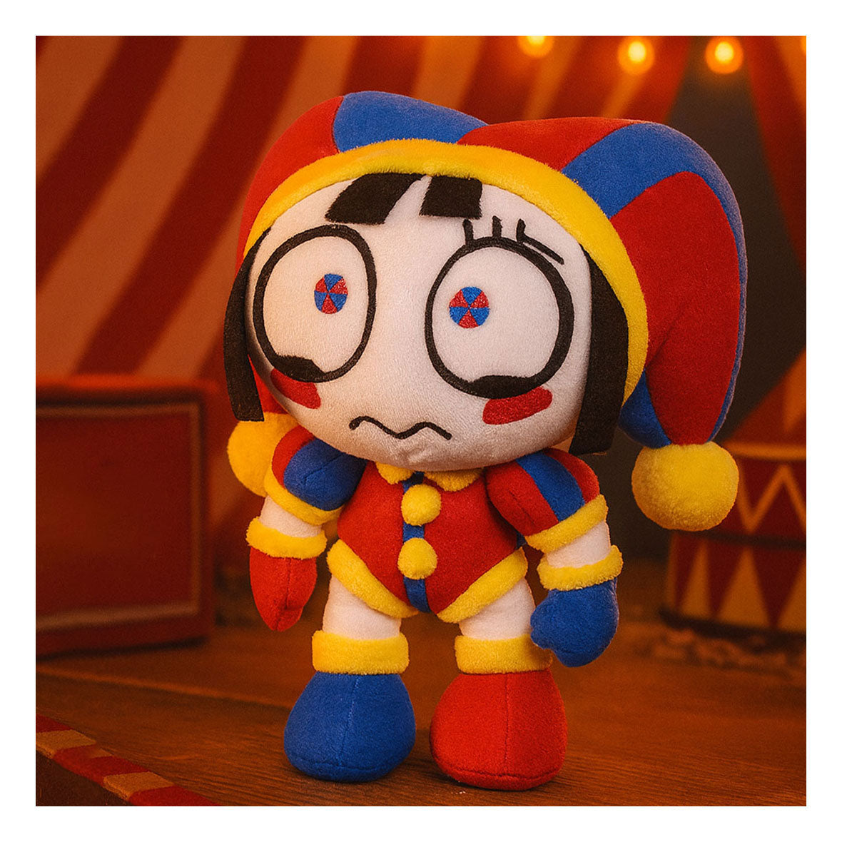 Spectron amazing digital circus deluxe pluche knuffel pomni