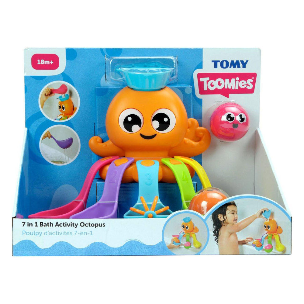 7-in-1 activiteitenoctopus voor in bad