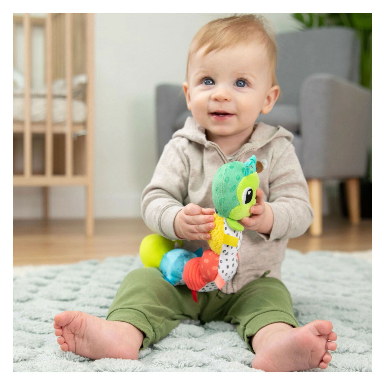 Lamaze fidget leuke rups knuffel
