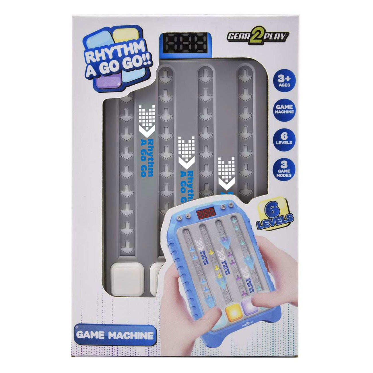 Gear2play ritme en volg het ritme spel blauw