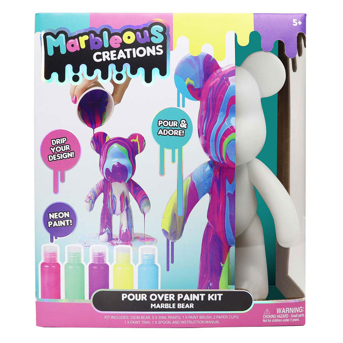 Gietmarmer bierset compleet groot