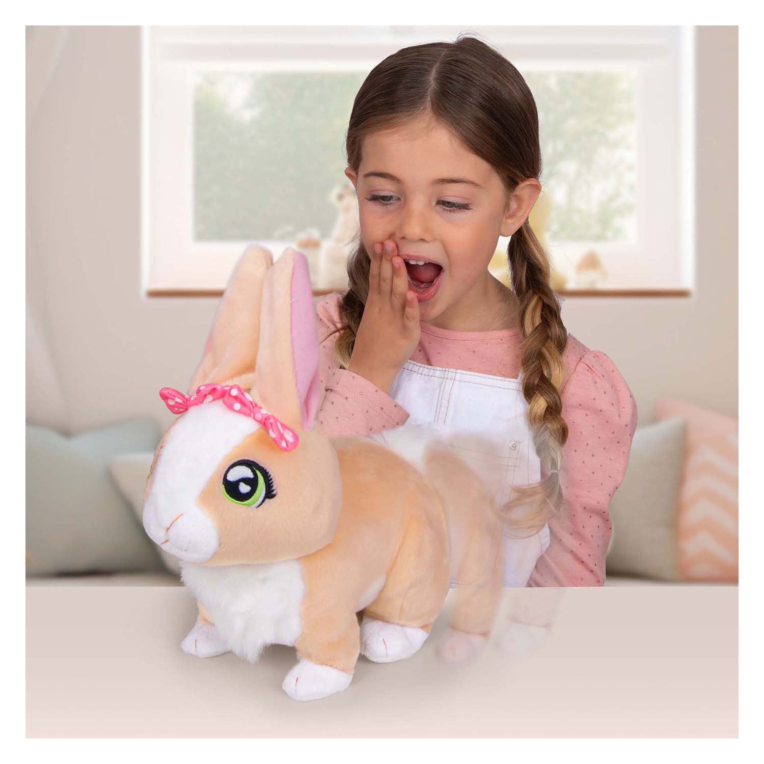 Spectron club petz betsy browny konijn interactieve knuffel