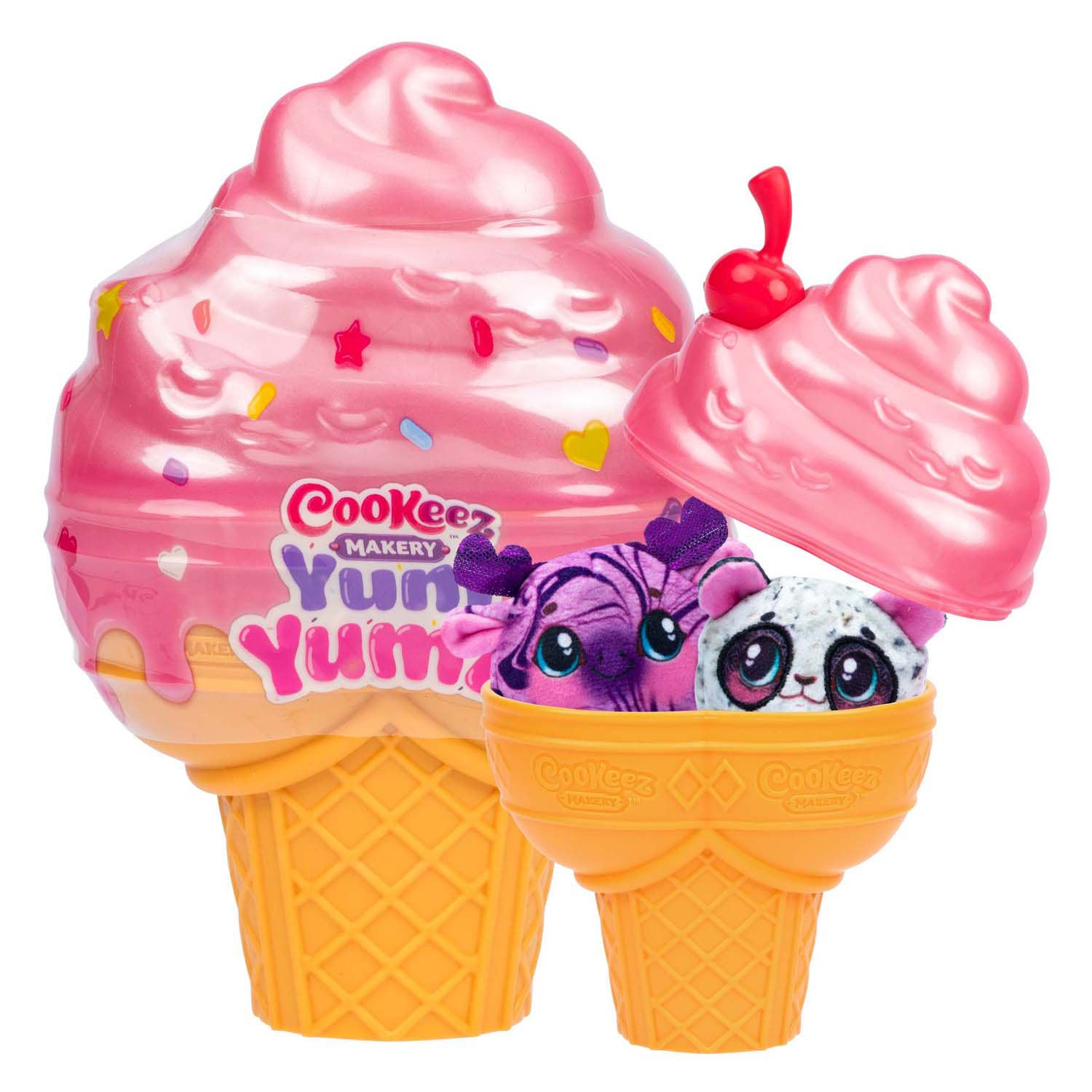 Cookeez makery yum yumz verrassing knuffel, 2-pack
