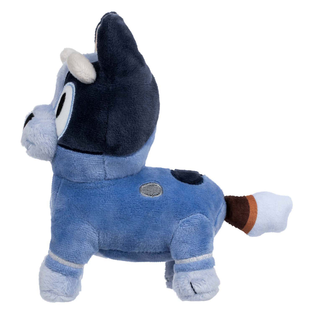Elandspeelgoed knuffel pluche blauwe sokken, 15cm