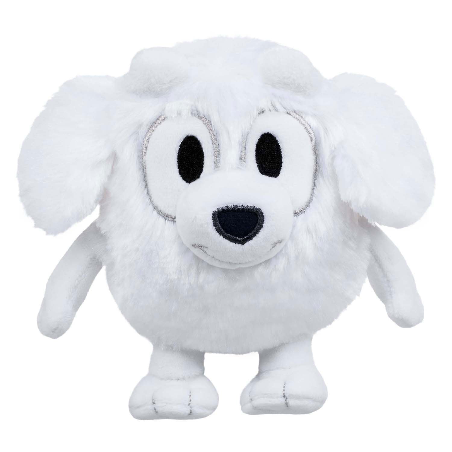 Elandspeelgoed knuffel pluche blauw lila, 15cm