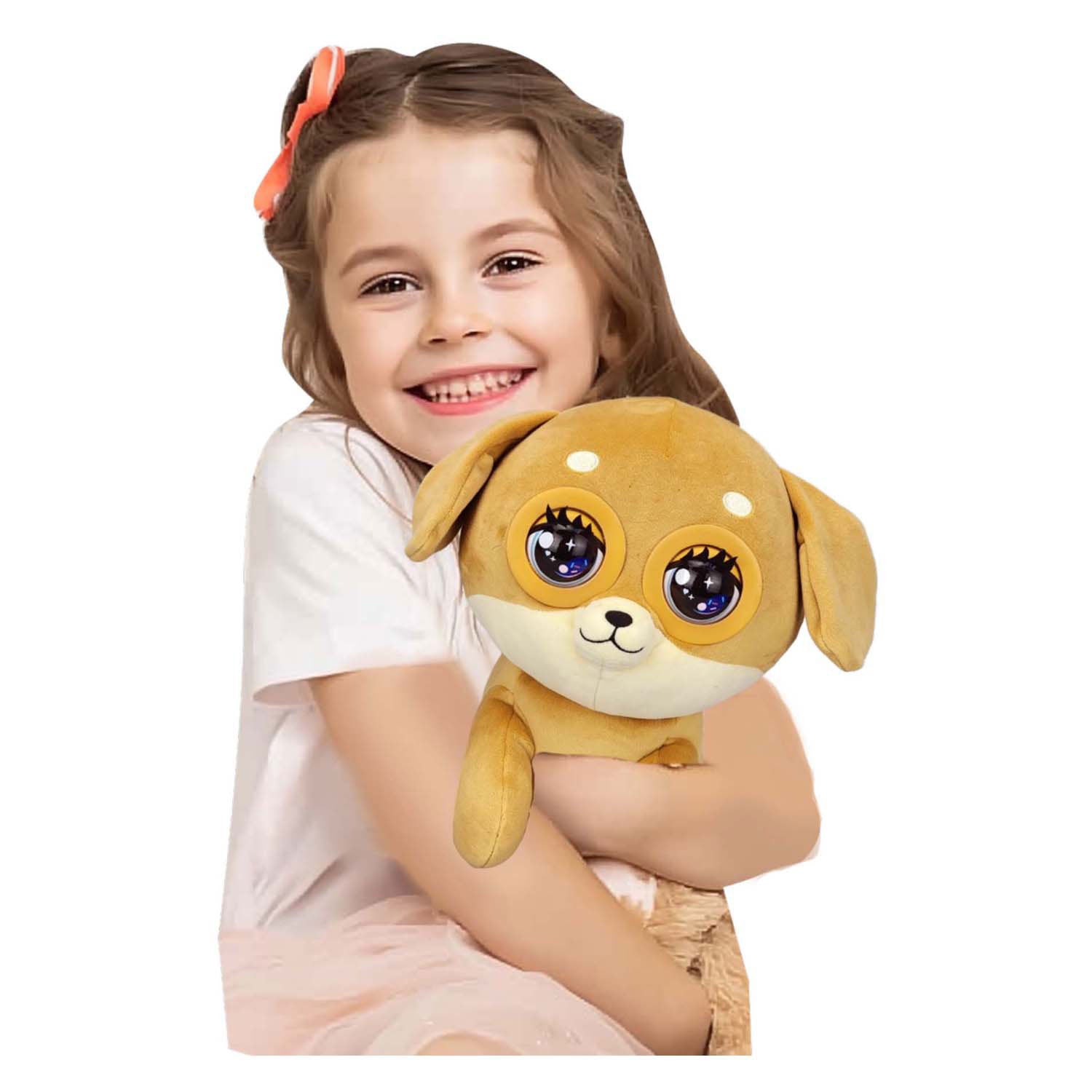 Silverlit winksies karamel puppy interactieve knuffel