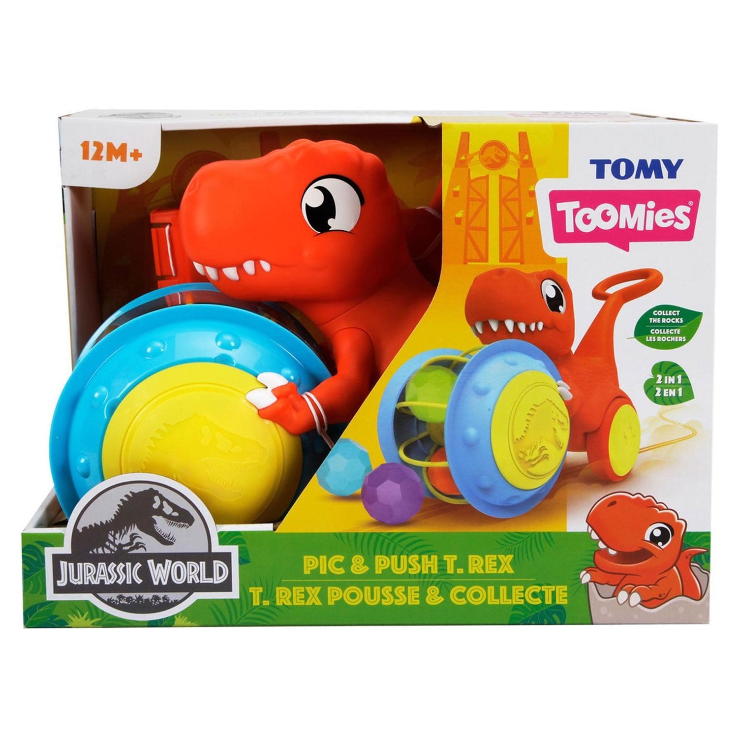 Tomy Pic Push T-Rex Loopwagen