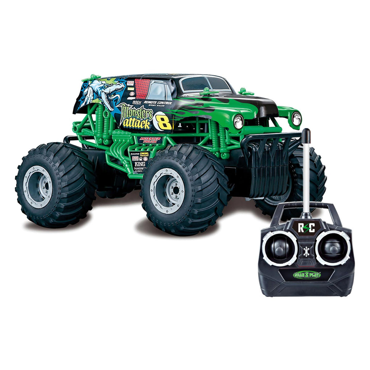 Gear2play rc monster truckies monsters attack 1:16