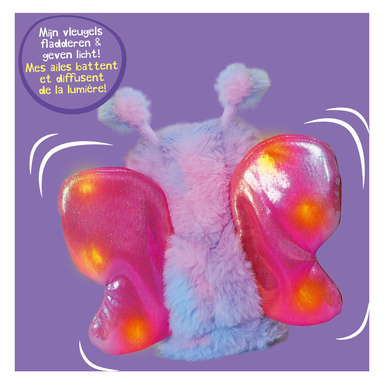 Curlimals Flutter Wonders Roze Interactieve Knuffel