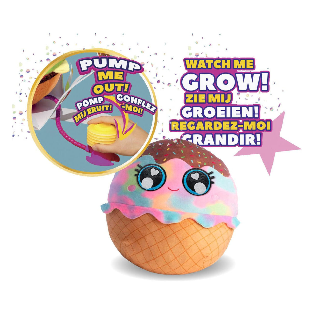 Little Biggies Ijs Opblaasbare Knuffel