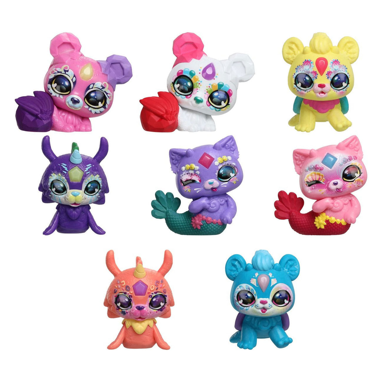 Moose Toys magic mixies mixlings bruis en ontdek ketel crystal woods serie 3, 2-pack