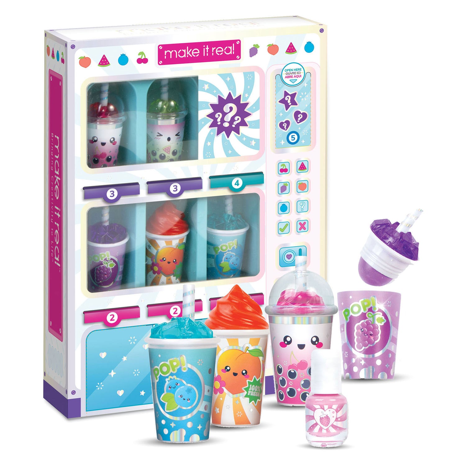 Make it real - lipgloss automaat set