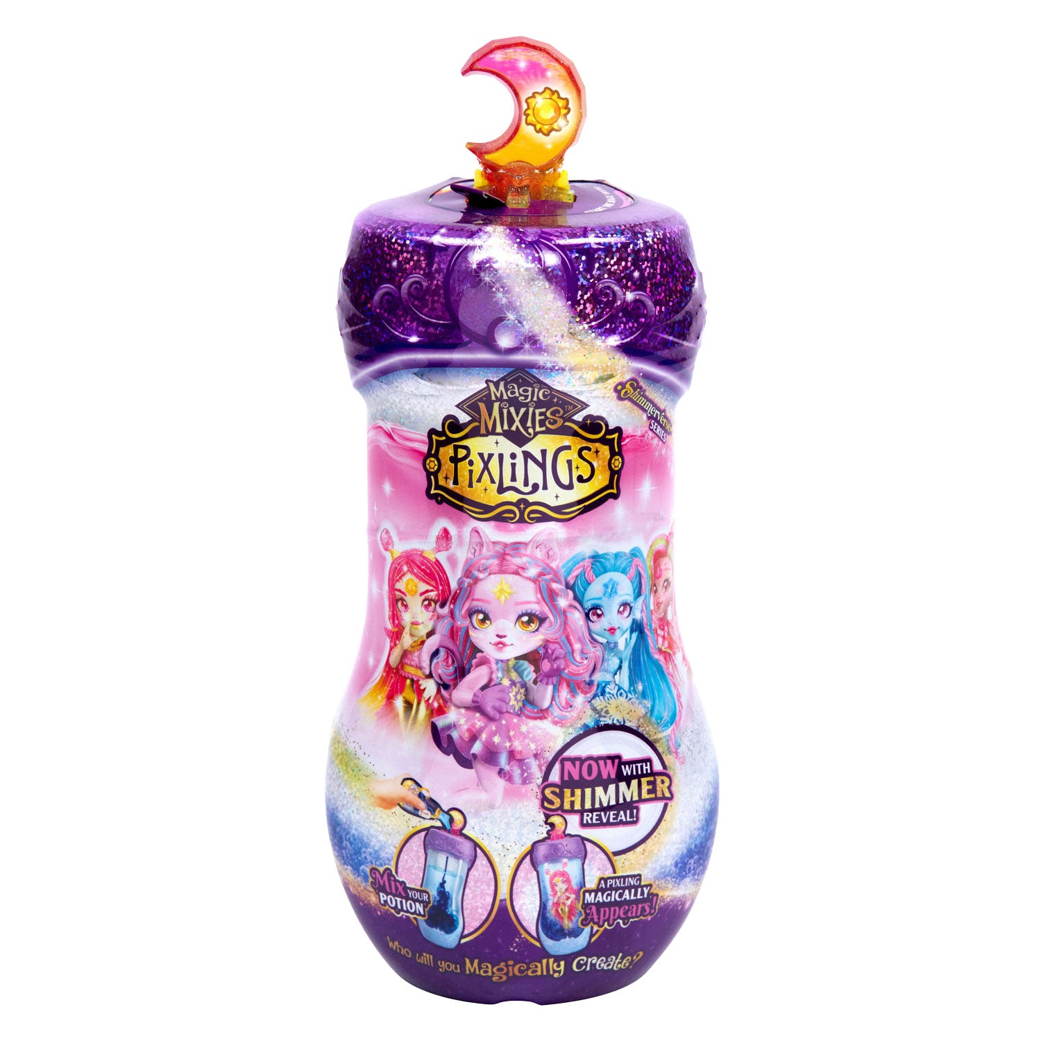 Magic Mixies Shimmerverse Pixlings onthullen Pop - Pheona