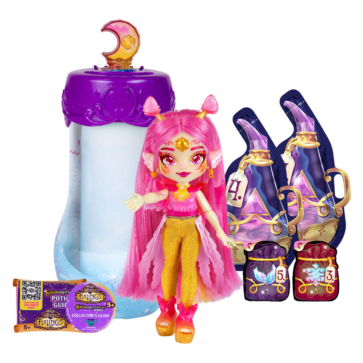 Magic Mixies Shimmerverse Pixlings onthullen Pop - Pheona