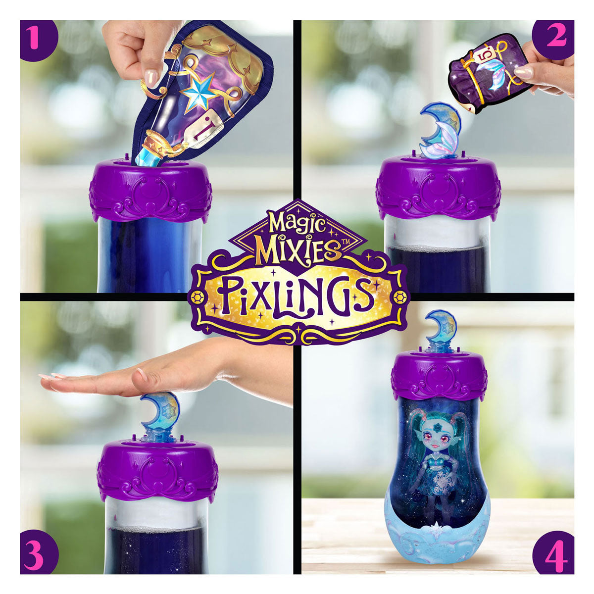 Magic Mixies Shimmerverse Pixlings onthullen Pop - Pheona