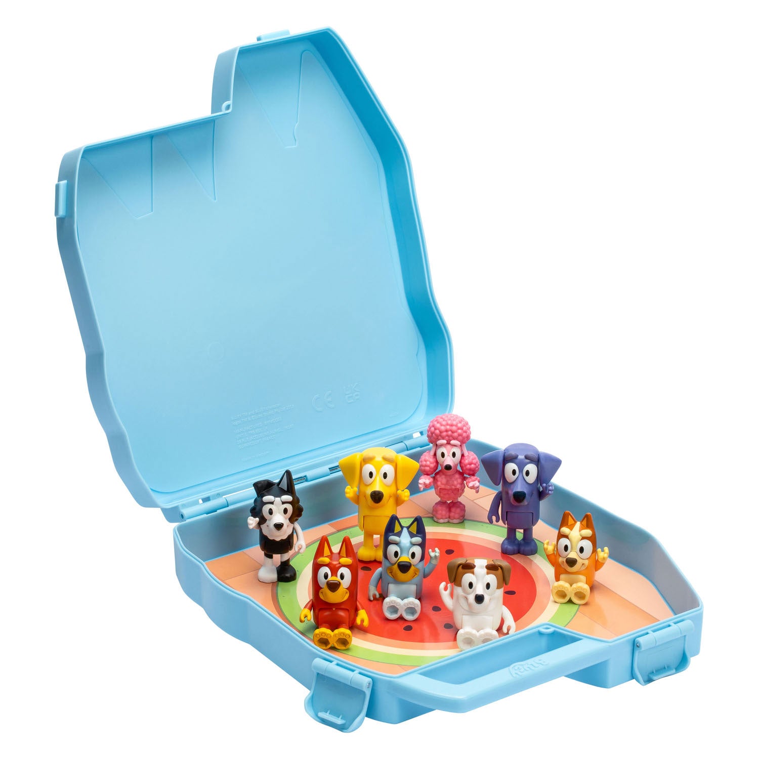 Spectron bluey opbergkoffer met 8 figuren