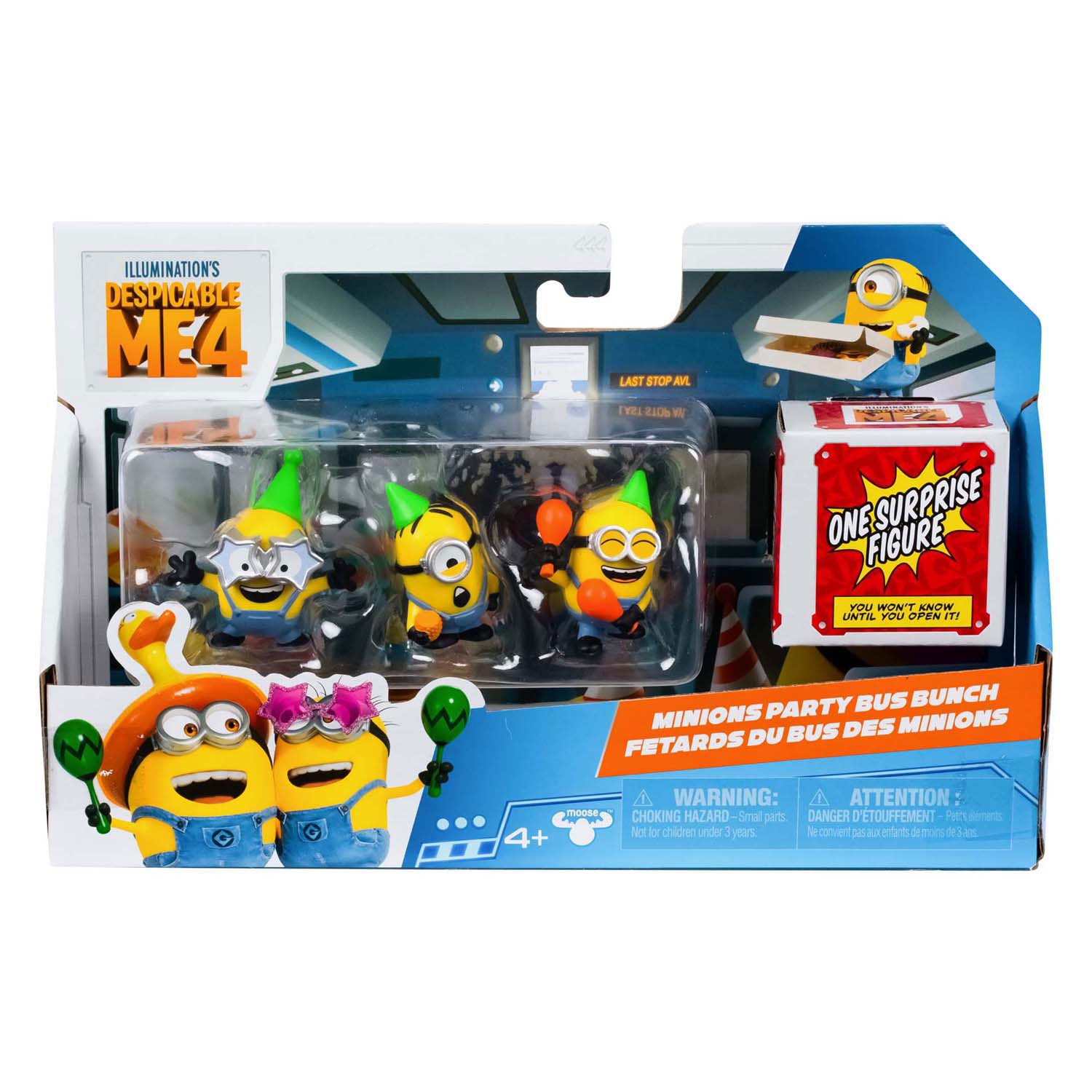 Moose Toys Despicable Me 4 - Avl Squad speelfiguren 4-pack