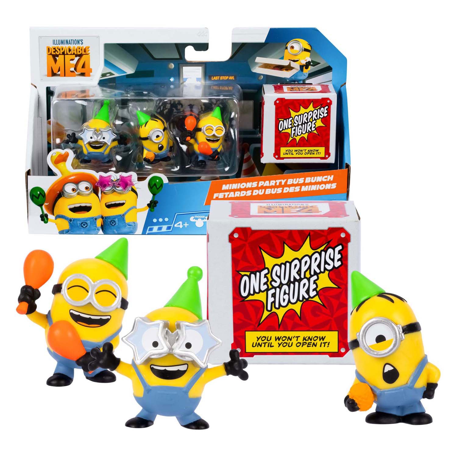 Moose Toys Despicable Me 4 - Avl Squad speelfiguren 4-pack
