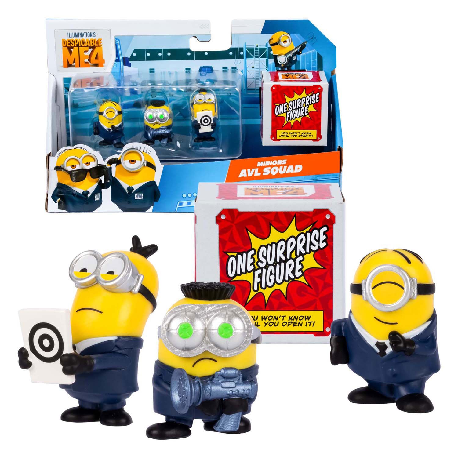 Pic desable me 4 - partybus speelfiguren 4-pack