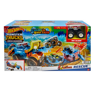 Hot Wheels monstertrucks brandcrash-uitdaging