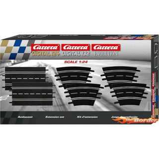 Carrera extension set (2 straights, 4 curves 1 30°)