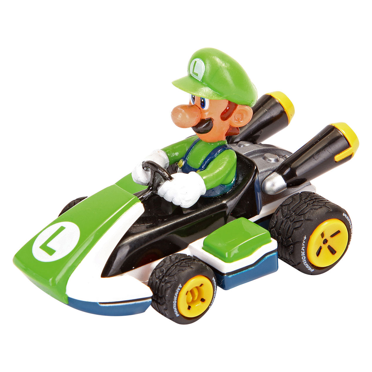 Trek Super Mario Kart terug - Luigi